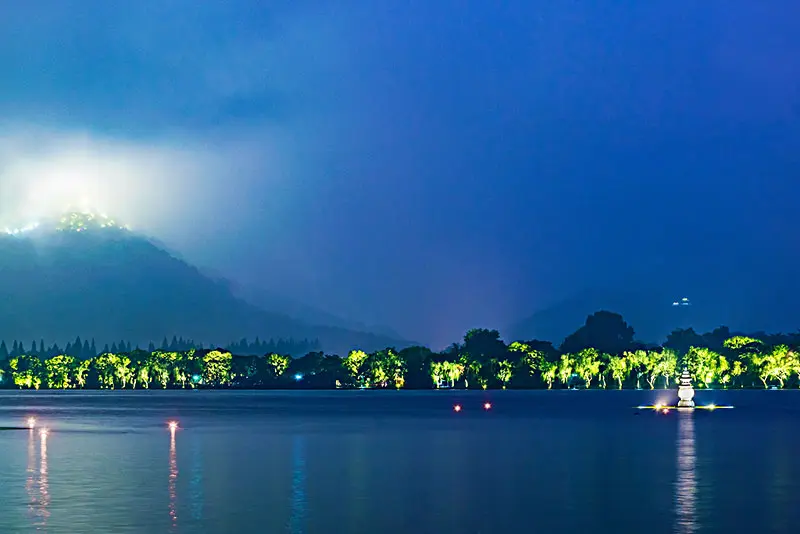 夜西湖_西湖夜游船在哪里买票_西湖夜景照片