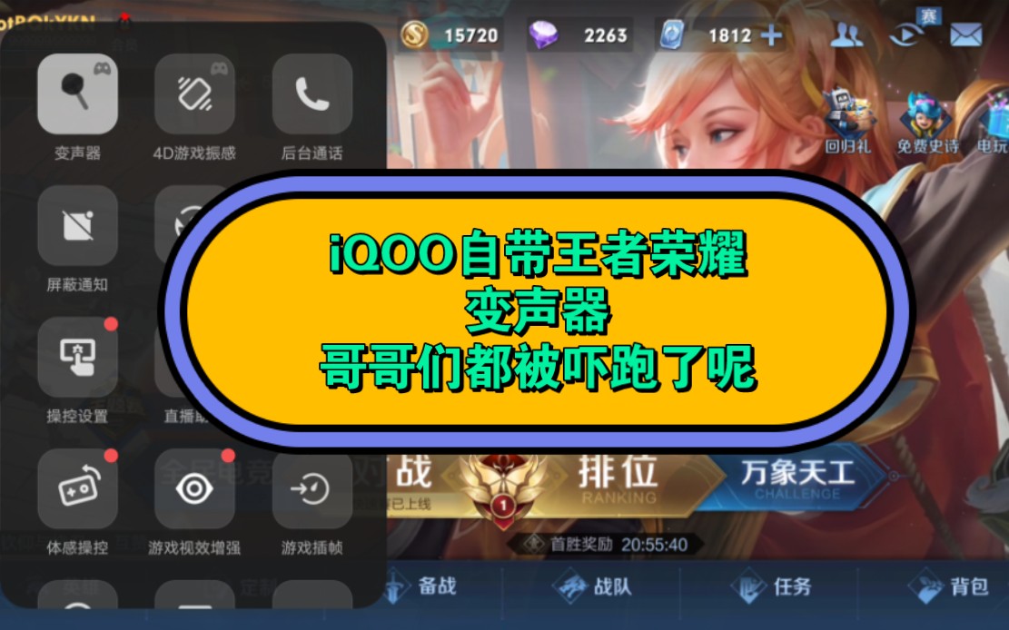 王者荣耀游戏内变声器_变声器游戏王者荣耀手机_王者的变声器手机版