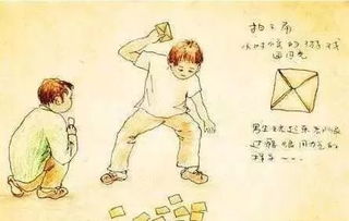 儿时游戏感悟,时光记忆的五彩拼图
